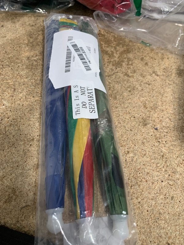 Photo 1 of ***COLORFUL UMBRELLAS / PICTURE FOR REFERENCE **** 

UPKOCH Colorful Mini Umbrella for 18 Inch Dolls 3-Pack Adjustable Small Doll Umbrellas for Photography Props Dollhouse Accessories Miniature Sun and Rain Protection