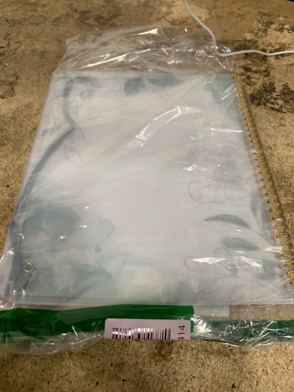 Photo 1 of 2025-2026 Appointment Book & Planner - 8.5" x 11" Daily Hourly Planner 2025 from July 2025 - June 2026, Weekly Appointment Book with 30-Minute Interval, Teal Flowers