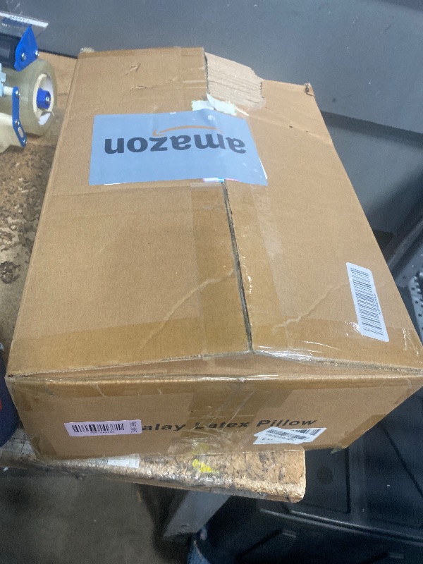 Photo 1 of 100% Natural Talalay Latex Pillow for Sleeping with Removable Cotton Cover, Premium Soft Bed Pillow Helps Relieve Pain and Pressure, Suitable for Side Back or Stomach Sleepers (Queen (Medium))