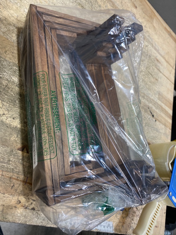 Photo 1 of 2 Set Large Wooden Tiered Risers Display Stands for Vendor Events,Stackable Wooden Cupcake Display Stand,Farmhouse Decor Wood Dessert Table Display Set,Vendor Booth Display Items,Food Display Risers for Party?12-11.2-10.4-9.6IN?