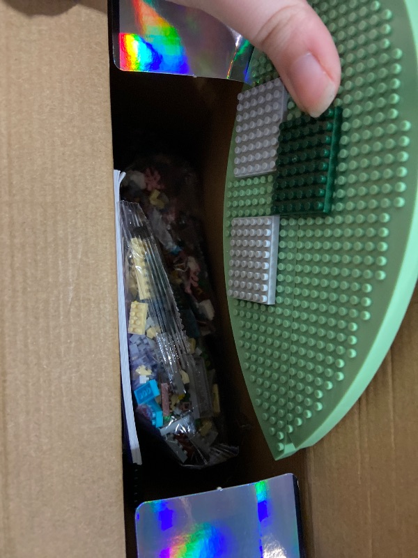 Photo 1 of ***BAG OPENED*** RUUQRUU 4288 PCS Cherry Blossom Tree Building Set for Adults Teens Chinese Moon Palace Architecture Model?Micro Japanese Sakura Tree House, Mini Cherry Bonsai Tree Bricks, Creative Gift for Kids 14+