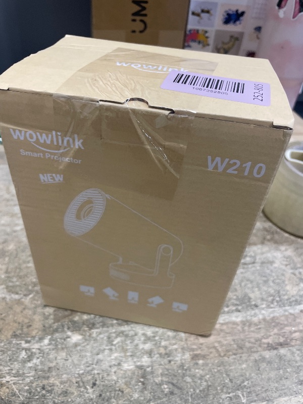 Photo 1 of [Built-in Apps & 2026 Upgraded] Mini Projector with WiFi 6 and Bluetooth 5.4 Support 4K 1080P Auto Keystone 180° Rotatable Projector Portable Compatibile with HDMI/TV Stick/Memory Stick/Laptop