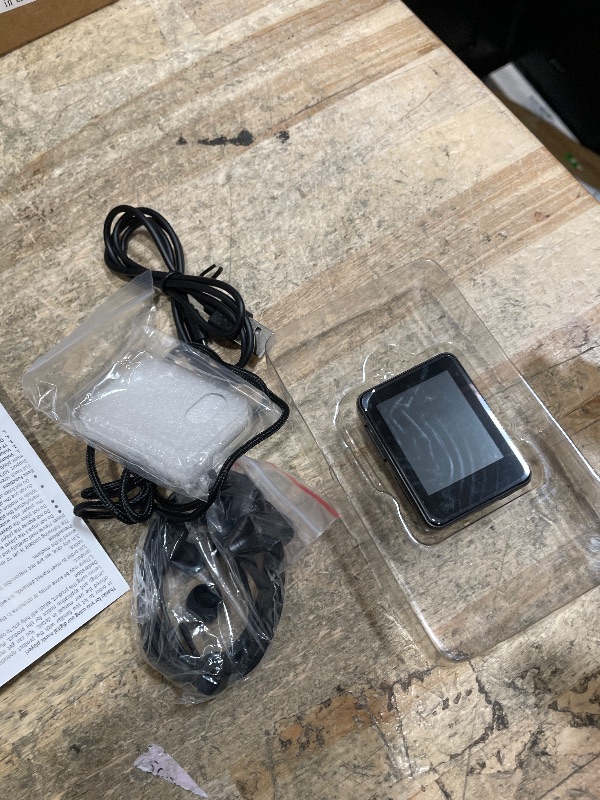 Photo 1 of 1.8 inch MP3 Player with Bluetooth, 32GB Digital Music Player for Kids, Portable Mini Bluetooth MP3 Player with Speaker Lossless Sound with FM Radio, Voice Recorder, Supports up to 512GB, Black