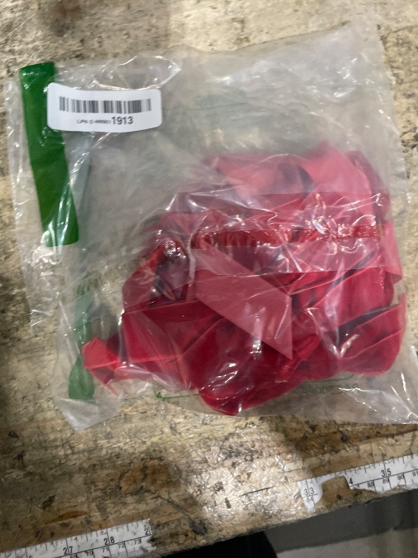 Photo 1 of **Only 7** 
12Pcs Red Velvet Ribbon Bows Christmas Tree Decorations,5in x 10in Xmas Ornaments for Tree Home Party Front Door Wreath Holiday Decor