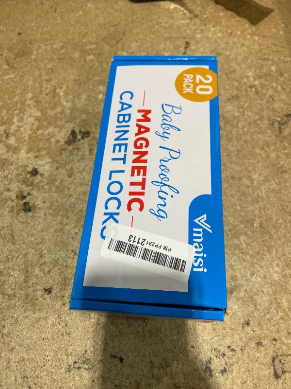 Photo 1 of 20 Pack Magnetic Cabinet Locks Baby Proofing - Vmaisi Children Proof Cupboard Drawers Latches - Adhesive Easy Installation