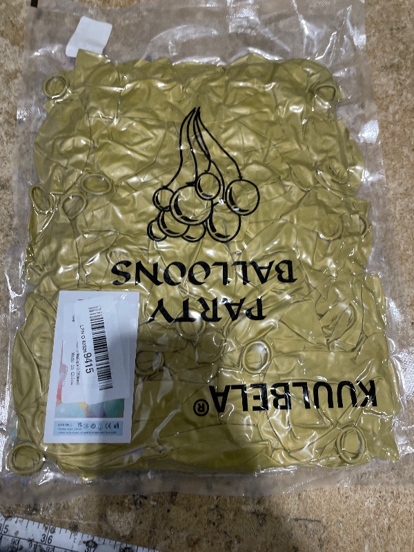 Photo 1 of 110pcs Metallic Gold Balloons, Metallic Gold Latex Balloons 12 inch, Gold Balloon for Birthday Party Baby Shower Wedding(with 2 Ribbons).