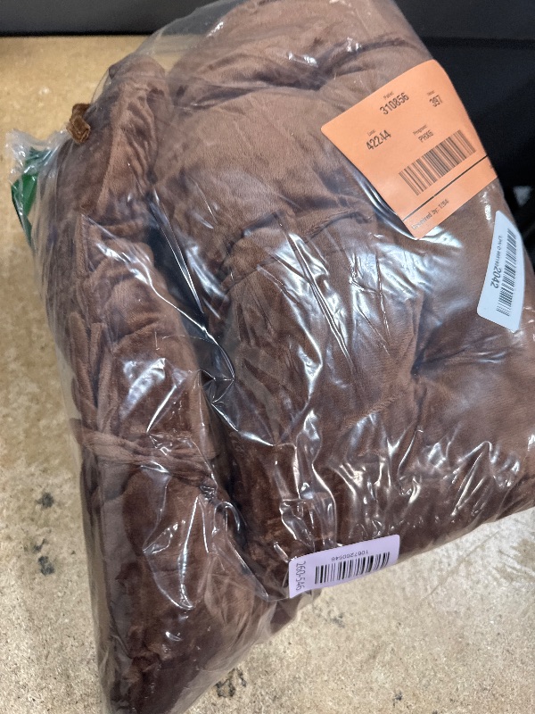 Photo 1 of 2 Pack Square Seat Cushion Chair Pads for Kitchen Dining Chairs, Soft Comfort Velvet Chair Mat Pillow Cushions with Ties for Office Desk Living Room Tatami 15.5", Coffee