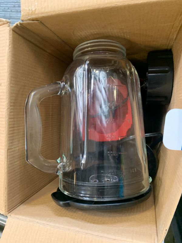 Photo 1 of JUSANTE Blender, Countertop Blender for Smoothies with 64 oz Glass Jar Kitchen, 1200 Watts High Speed Juicer Blender Ice Crusher for Shakes Frozen Drinks (Red)