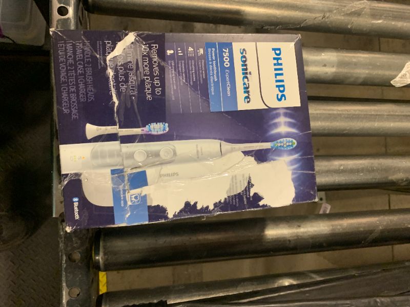 Photo 1 of Philips Sonicare ExpertClean 7500 White, Rechargeable Electric Power Toothbrush, HX9690/06