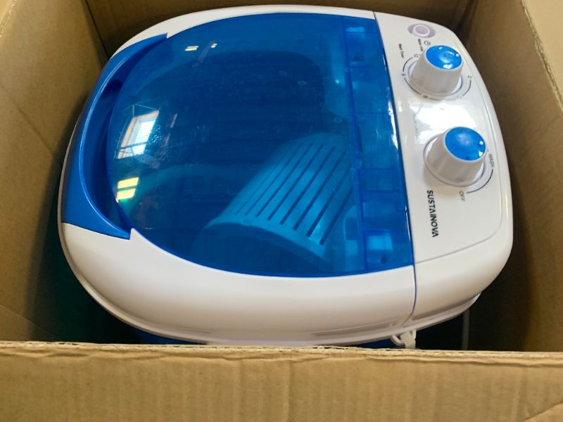 Photo 1 of Elevon Mini Spin Dryer Portable Washing Machine, Compact Laundry for Home, Apartment, RV, Blue