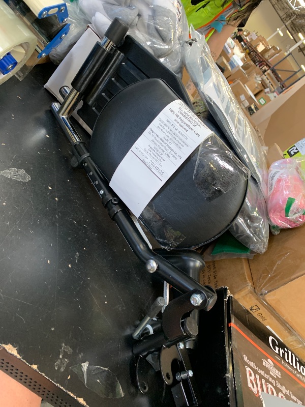 Photo 1 of Invacare Wheelchair Elevating Legrest with Padded Calf Pads, Footrest with Swing Away Function, Adjustable Length, Tool-Free Installation, Designed for Invacare Wheelchair