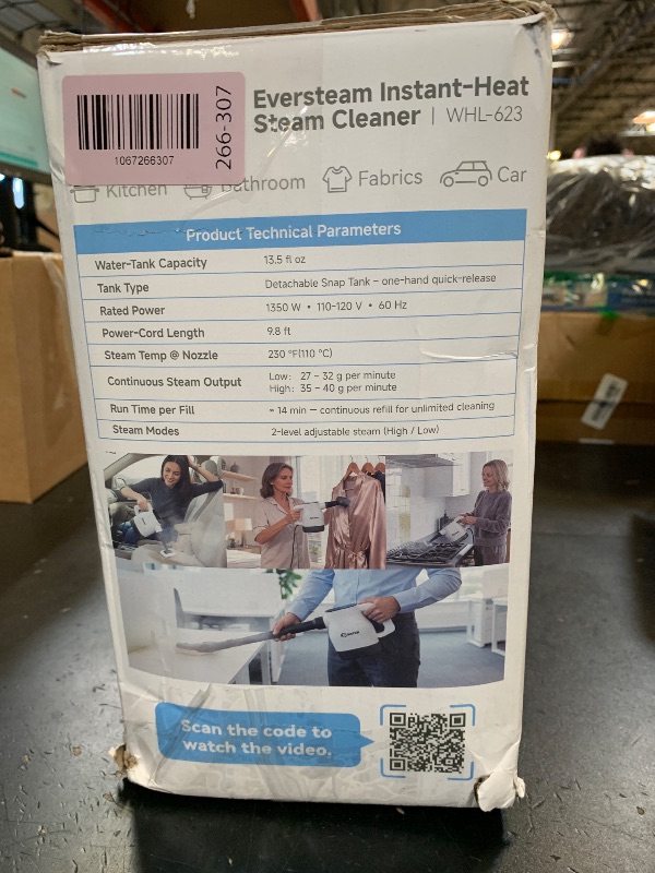 Photo 1 of Saker EverSteam Instant-Heat Steam Cleaner for Home,15s Heat-up Handheld Steam Cleaner with Mop Attachment&Fiber Cloths,Portable Continuous Refill Steamer for Cleaning of Floor, Car and Kitchen
