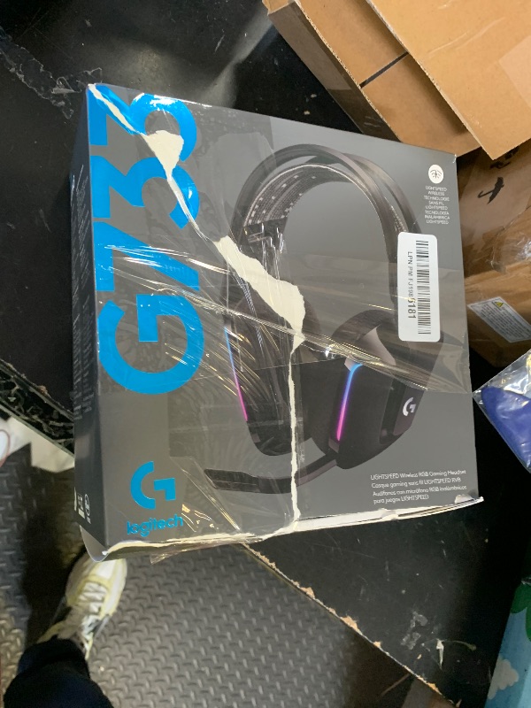 Photo 1 of Logitech G733 Lightspeed Wireless Gaming Headset, Suspension Headband, Lightsync RGB, Blue VO!CE Mic, PRO-G Audio – Black, Gaming Headset Wireless, PC, PS5, PS4, Switch Compatible