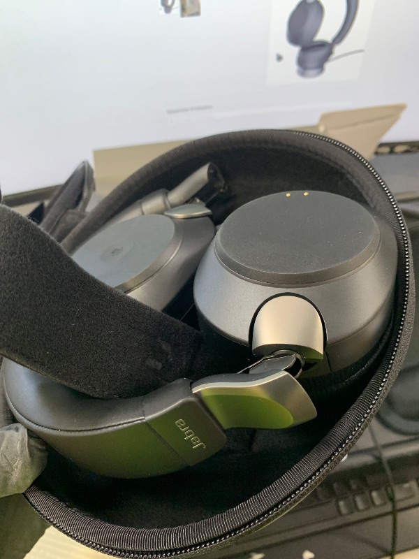 Photo 1 of Jabra Evolve2 85 - USB-C UC Stereo Stand - Black Wireless Headset/Music Headphones Black