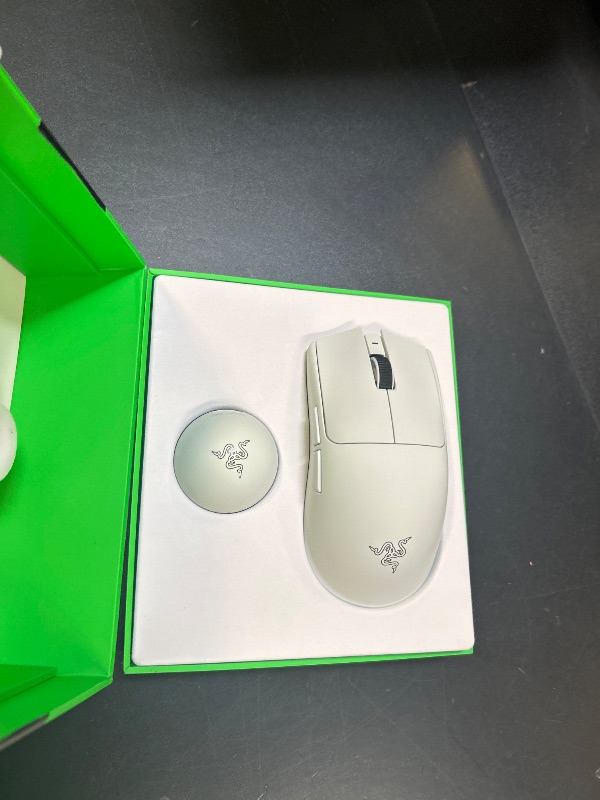 Photo 1 of Razer Viper V4 Pro Wireless Esports Gaming Mouse – 50g Ultra Lightweight, Fast & Precise, 50K DPI Optical Sensor, 8K Polling, Gen-4 Optical Switches, Scroll Wheel, USB-C Charging, for PC & Mac – White