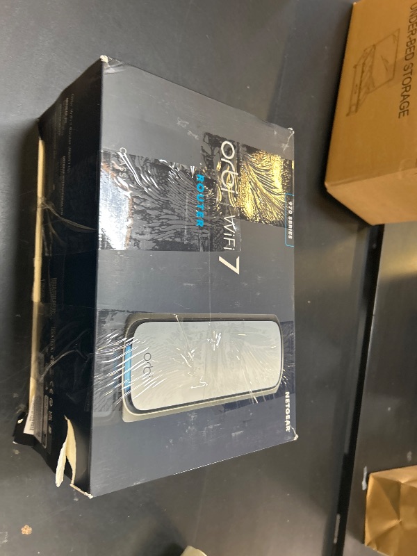 Photo 1 of NETGEAR Orbi 970 Series Quad-Band WiFi 7 Router (RBE971S), Security Features, Covers 3,300 sq. ft., 200 Devices, 10 Gig Internet Port, Expandable Mesh System, BE27000 27.0 Gbps – Free Expert Help