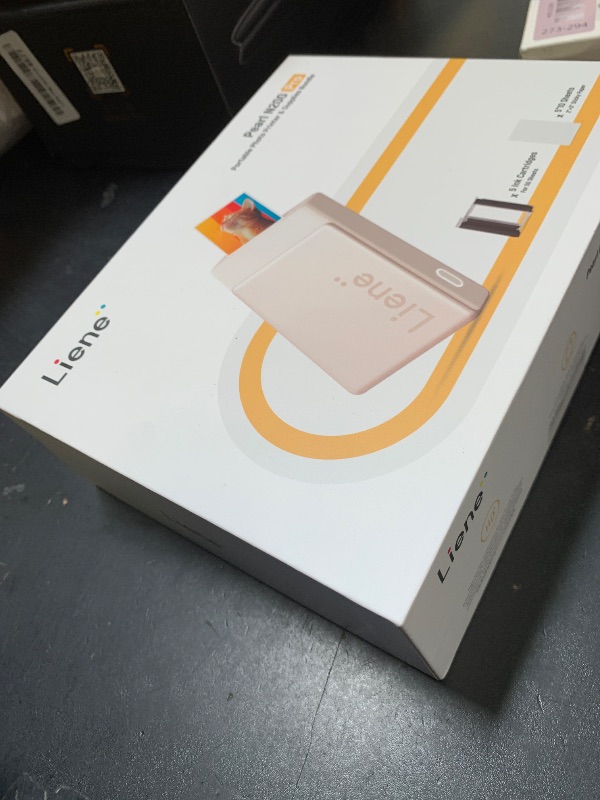 Photo 1 of Liene Pearl N200 Pro Portable Photo Printer Photo Paper 50 Sheets & 5 Cartridges, Picture Printer Sticker Paper Adhesive, Waterproof, Smudge Proof, Photo Paper Only for DMP130 for Scrapbook