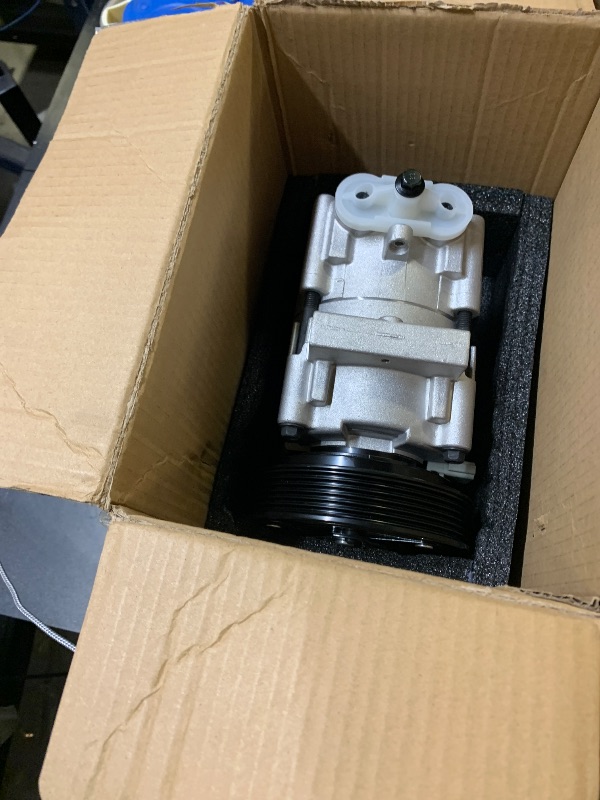 Photo 1 of ECCPP A/C Compressor with Clutch 2003-2007 Fit for Ford Focus 2.0L 2.3L 2.5L AC Compressor