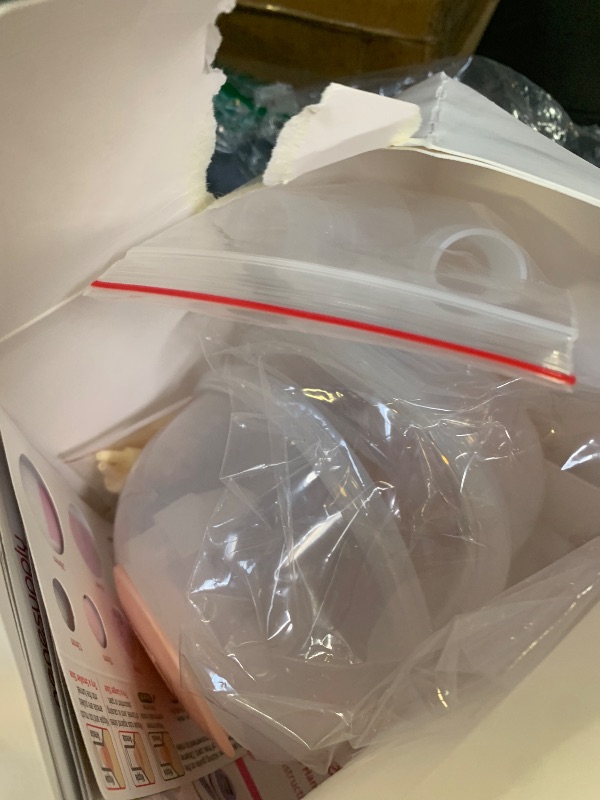 Photo 1 of Nenesupply Handsfree Wearable Breastmilk Collection Cara Cups Caracups Compatible with Spectra S1 S2 9 Plus Breast Pumps 24mm Silicone Flanges Replacement for Spectra Pump Parts 19 21mm Inserts