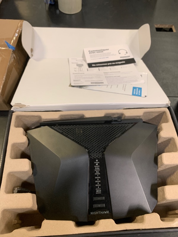 Photo 1 of NETGEAR Nighthawk 6-Stream Dual-Band WiFi 6 Router (RAX54S) – Security Features, AX5400 Wireless Speed, Up to 5.4 Gbps, Covers up to 2,500 sq. ft., 25 Devices - 1-Year Armor Subscription Included