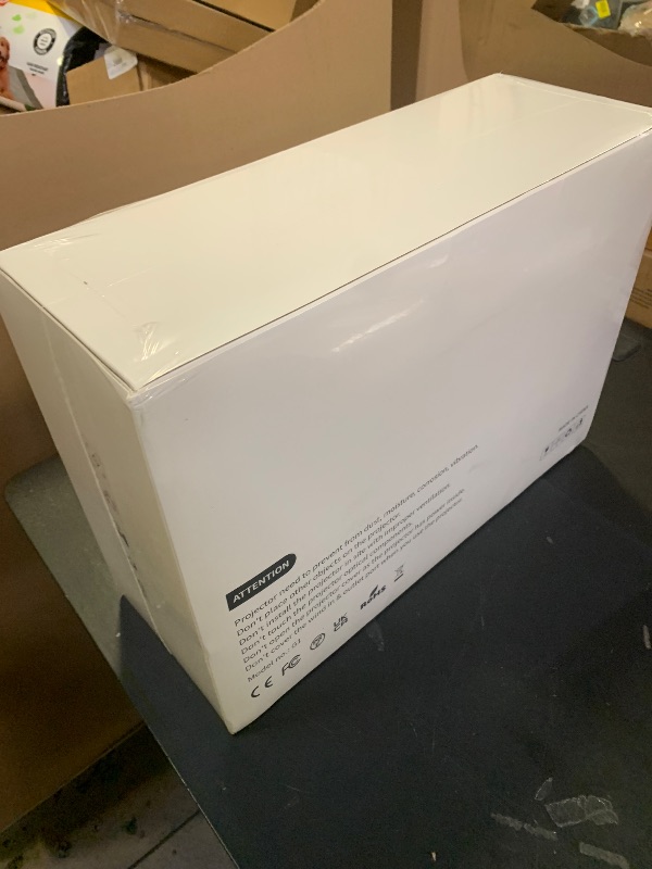 Photo 1 of Google TV Projector 4K Support - CiBest Smart Projector with WiFi 6 and Bluetooth, Outdoor Movie Proyector Full-Sealed Optical Engine 3000 ANSI Home Ceiling Projector with Autofocus, Streaming Apps (factory sealed)