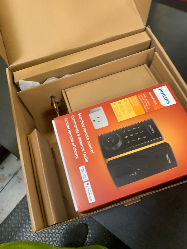Photo 1 of Philips Wi-Fi Smart Lock with Handle, Keyless Entry Keypad Door Lock with Handle, Front Door Deadbolt Set with WiFi Gateway, App Control, Fingerprint Unlock, PIN Code Unlock, Auto Locking