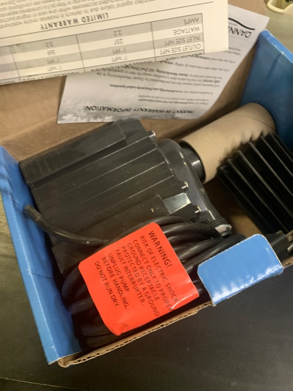 Photo 1 of Danner Manufacturing, Inc., Pondmaster 3600 GPH Magnetic Drive Water Pump, 02755