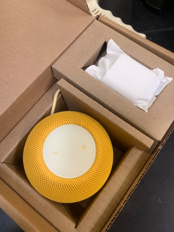 Photo 1 of Apple - HomePod mini - Yellow