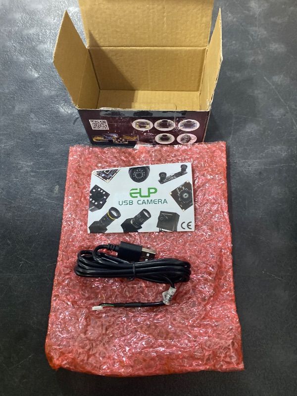 Photo 1 of ONLY USB*******ELP 8mp USB Camera Module with Microphone Wide Angle PC Camera for Computer 4K Lightburn Camera for Laser Engraver Mini Strip Fixed Lens Web Camera CCTV USB Security Camera for Raspberry Pi Laptop