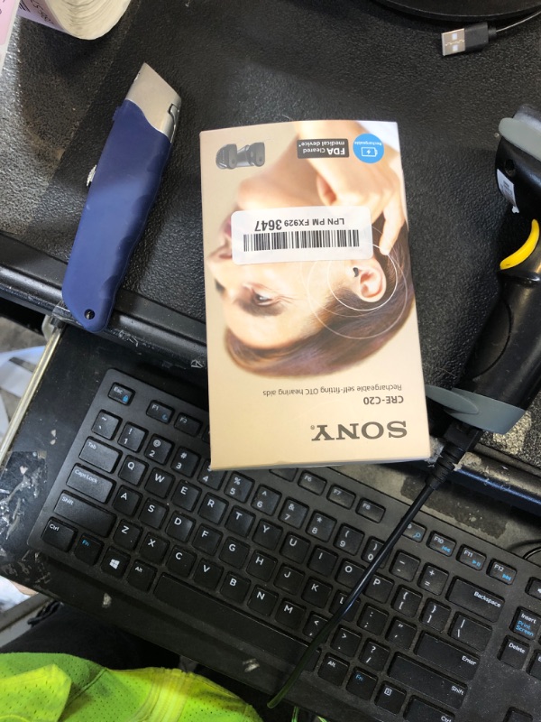 Photo 1 of Sony CRE-C20 Self-Fitting OTC Hearing Aids for Mild to Moderate Hearing Loss, Prescription-Grade Sound Quality, Compact Virtually Invisible Design, Customizable App, and Rechargeable Battery