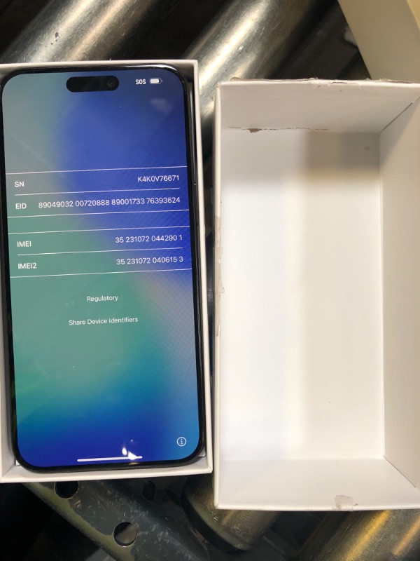 View 2 of Apple iPhone 15 Pro Max, 512GB, Black Titanium - Unlocked (Renewed)
