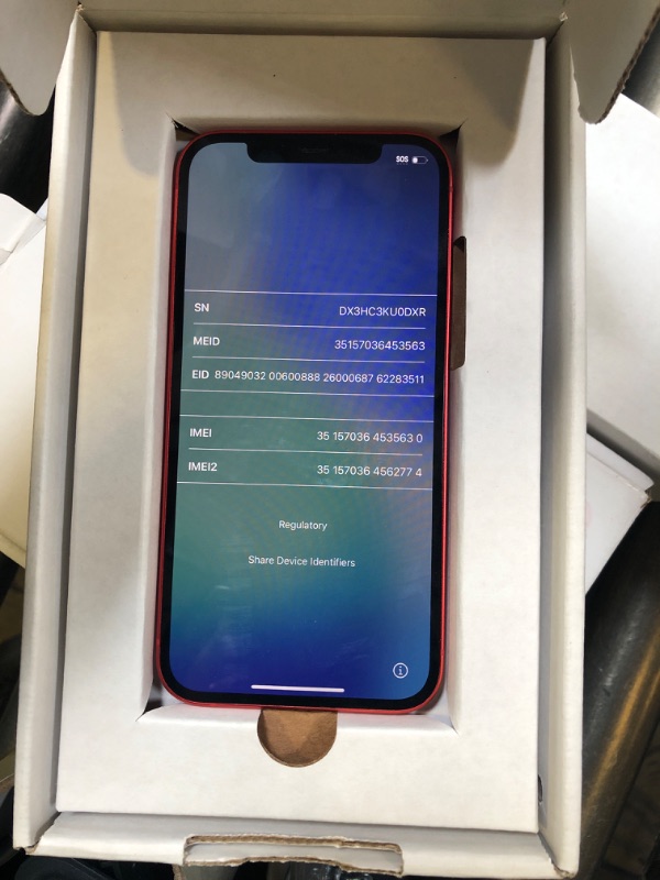 Photo 1 of Apple iPhone 12, 64GB, Red - Unlocked (Renewed Premium)