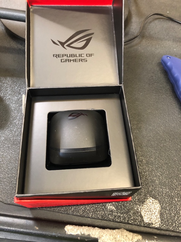 Photo 1 of ASUS ROG Cetra True Wireless SpeedNova Gaming Earbuds – Dual-Mode (BT, 2.4GHz), Dirac Opteo, Bone-Conduction AI Mic, Adaptive ANC, 46Hr Battery, for PC, PS5, PS4, Switch, Mobile, ROG Ally/X - Black