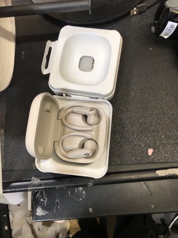 Photo 1 of Beats Powerbeats Pro 2 - Wireless Noise Cancelling Workout Earbuds with Secure- Fit Earhooks, Up to 45-Hour Battery with Charging Case, Sweat & Water Resistant, Heart Rate Monitoring - Quick Sand