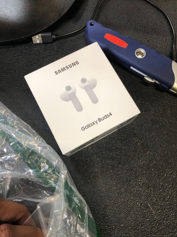 Photo 1 of Samsung Galaxy Buds 4 (2026) AI True Wireless Bluetooth Earbuds, Noise Cancelling, Hi-Res Audio, 1-Way Speaker, New Fit, IP54, Live Translation, White [US Version, 2 Yr Warranty]