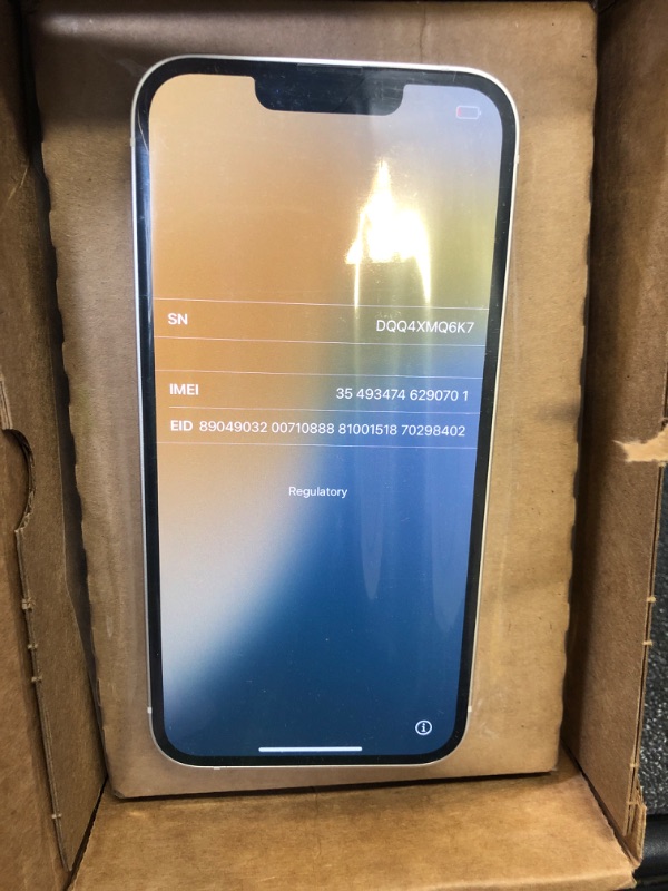 Photo 1 of Apple iPhone 14, 128GB, Starlight - Unlocked (Renewed)