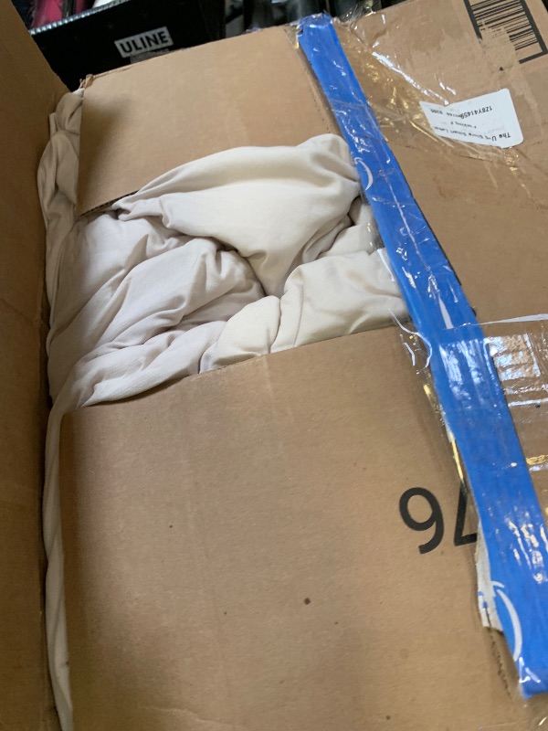Photo 1 of Bedsure Oversized King Comforter Set, Beige Soft Prewashed Bedding for All Seasons, 3 Pieces GentleSoft™ Bed Set, 1 Lightweight Comforter (120"x98") and 2 Pillowcases (20"x36")