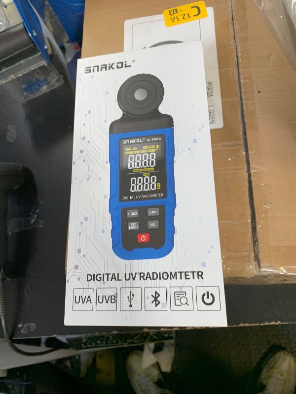 Photo 1 of SNAKOL Spectral Illuminance Meter SK-8302A Light Meter, Lux Meter, CCT,RA,CRI,R9,Range up to 200,000 Lux 2500K-15000K, Color Coordinate,Data Storage, USB Charger, PC Software,Lighting Testing Tool