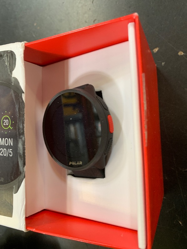 Photo 1 of POLAR Pacer Ultra-Light GPS Fitness Tracker Smartwatch for Runners; S-L, for Men or Women, Black