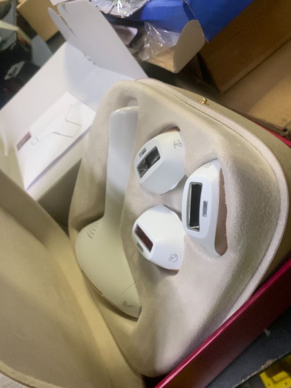 Photo 1 of Philips Lumea 9000 Series IPL Hair Removal Device, Visible Permanent Laser Hair Reduction Done at Home, for Women & Men, SenseIQ Technology, 4 Attachments for Body, Face, Bikini & Underarms, BRI984/03