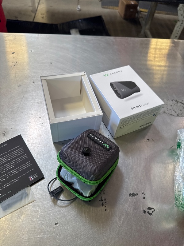 Photo 1 of Arccos Smart Laser Rangefinder with Slope & Wind – Golf AI-Powered “Plays Like” Distances, AI Strategy & Green Maps, Tournament Legal Toggle, Free First Year