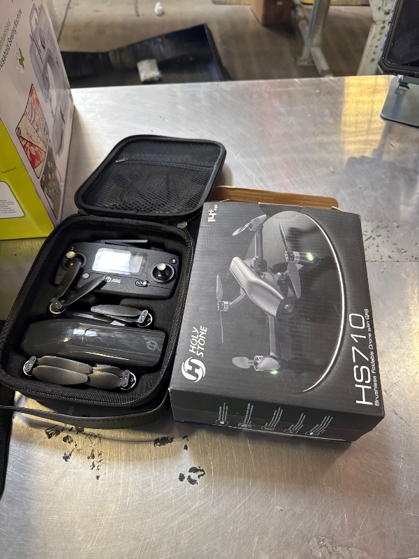 Photo 1 of Holy Stone HS710 Drones with Camera for Adults 4K, GPS FPV Foldable 5G Quadcopter for Beginners with Optical Flow Positioning, Auto Return Home, Follow Me, Brushless Motor, Easy to Fly