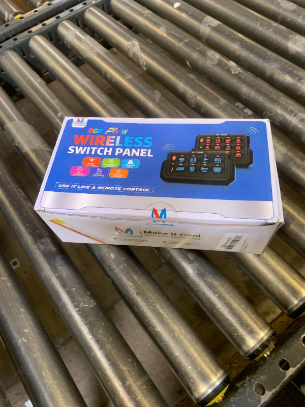 Photo 1 of MICTUNING P1s-W+ Wireless 12 Gang Switch Panel, 328FT Remote Control Range, Up to 4-Panels Simultaneously, Multifunction Toggle Momentary Flash Strobe Circuit Control Relay System Box for Car RV