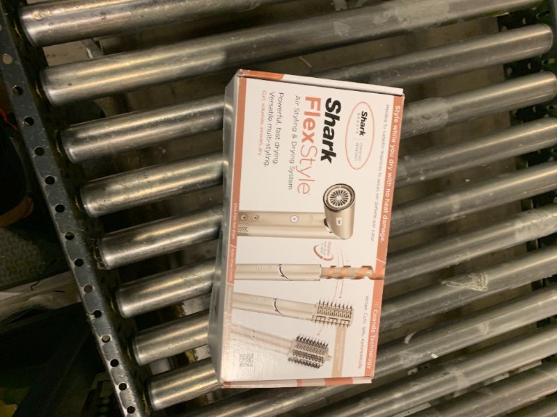 Photo 1 of Shark HD430REF (Refurbished) FlexStyle Air Styling & Drying System, Powerful Hair Dryer Brush & Multi-Styler with Auto-Wrap Curlers, Paddle Brush, Oval Brush, Concentrator Attachment, Stone (Renewed)