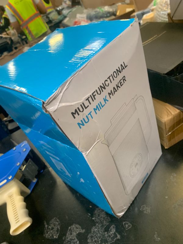 Photo 1 of Nut Milk Maker Machine, 35oz Homemade Soy, Almond, Oat, Coconut, Plant Based and Non Dairy Beverages, 8 in 1 Automatic Soybean Machine With 12H Delay Start/Keep Warm/Boil Water