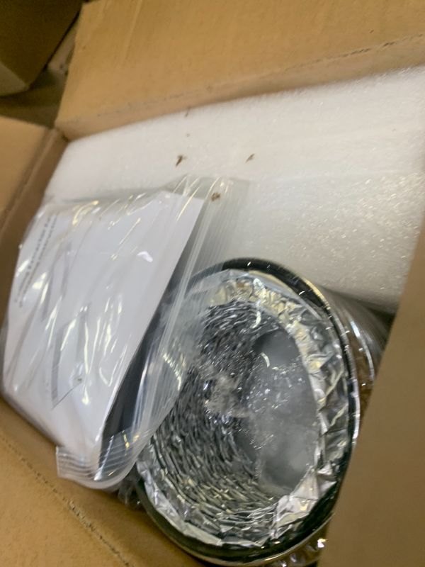 Photo 1 of VntSmt Bathroom Exhaust Fan with LED Light & Humidity Sensor, 9.8" Panel 8.58" Mount, 120 CFM 1.0 Sone, Auto Speed, 4" Duct Ceiling Vent Fan for Bathroom Home (Grille Style)