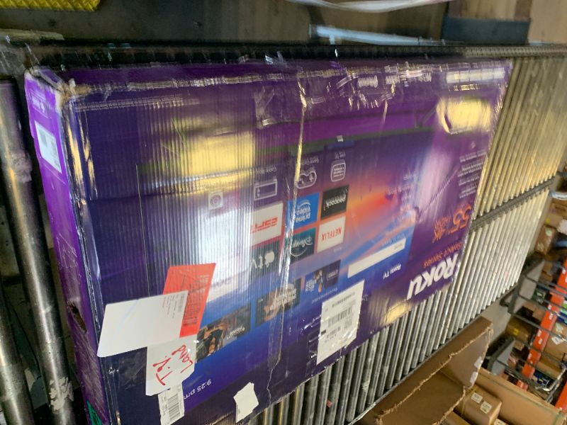 Photo 1 of Roku Smart TV – 55-Inch Select Series, 4K HDR TV – Roku TV with Enhanced Voice Remote – Flat Screen LED Television with Wi-Fi for Streaming Live Local News, Sports, Family Entertainment
