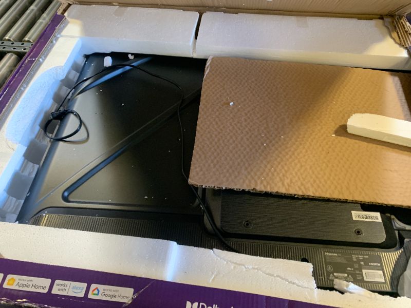 Photo 1 of Roku Smart TV – 55-Inch Select Series, 4K HDR TV – Roku TV with Enhanced Voice Remote – Flat Screen LED Television with Wi-Fi for Streaming Live Local News, Sports, Family Entertainment