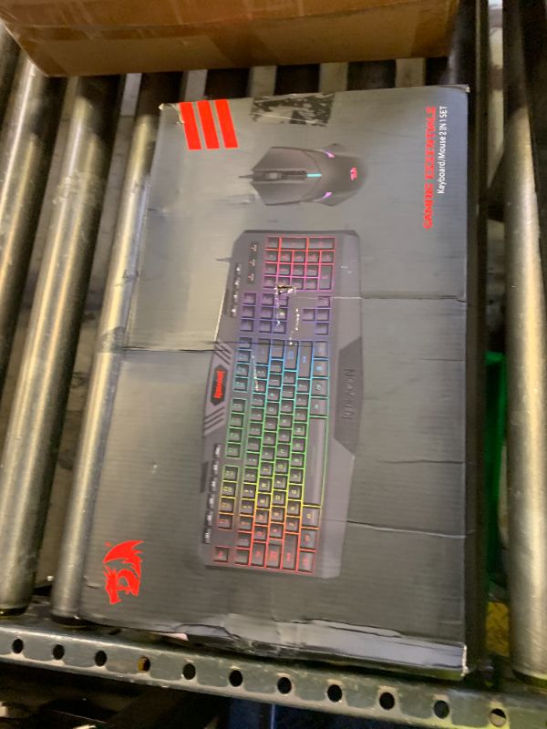 Photo 1 of Redragon S101-3 PRO Gaming Keyboard and Mouse, RGB Backlit Programmable Keyboard Mouse with Software, Independent Macro Record Keys, Value Combo Set, New Update Version