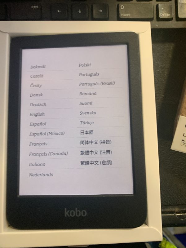 Photo 1 of Kobo Clara Colour | Colour eReader | 6” Glare-Free Colour E Ink Kaleido™ 3 Display | Dark Mode Option | Waterproof | Audiobooks | 16GB of Storage | Black